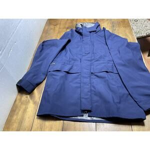 Propper Jacket Mens M/L Blue Foul Weather II Coast Guard Parka Goretex